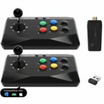 Game Stick 4k Lite + 2 Arcade Fighting Stick Inalambricos