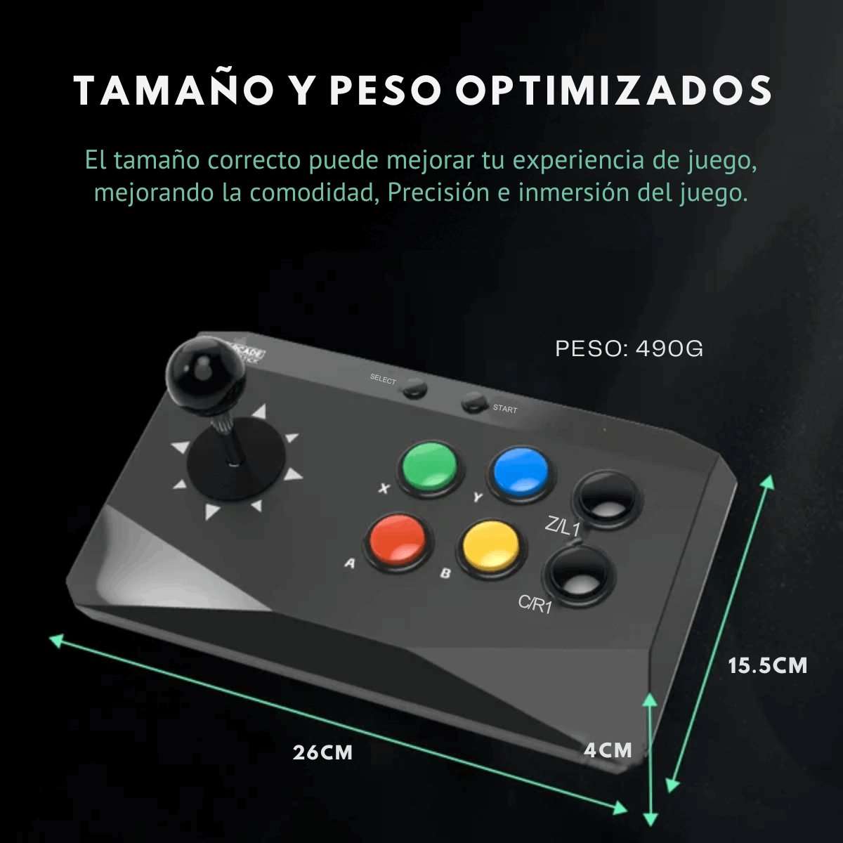 Arcade Fighting Stick Inalambrico