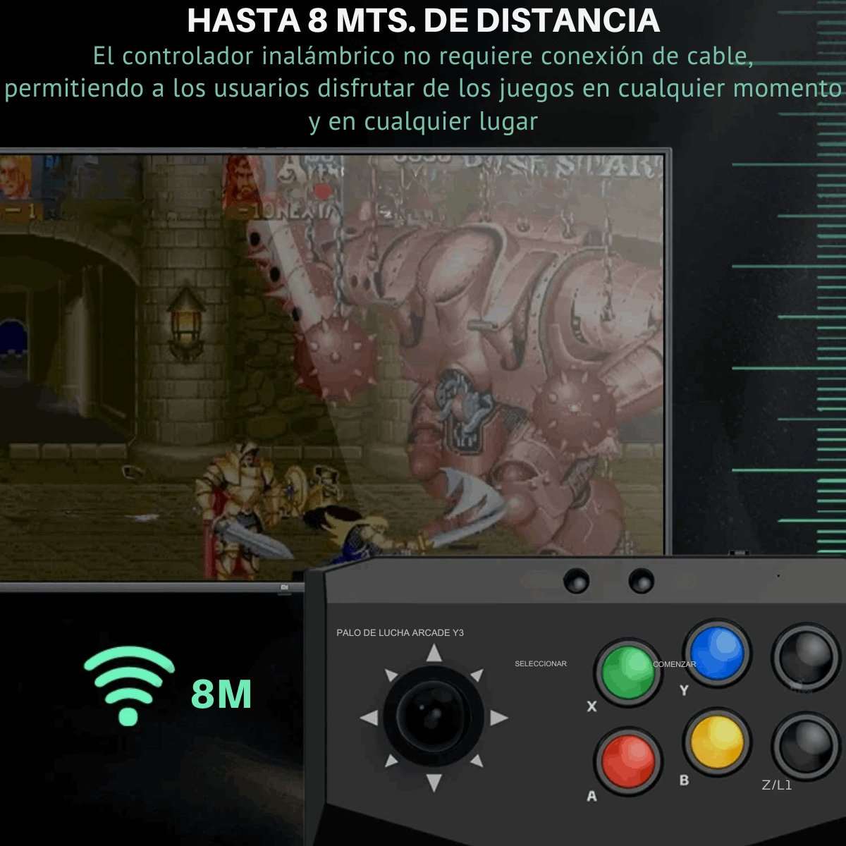 Arcade Fighting Stick Inalambrico